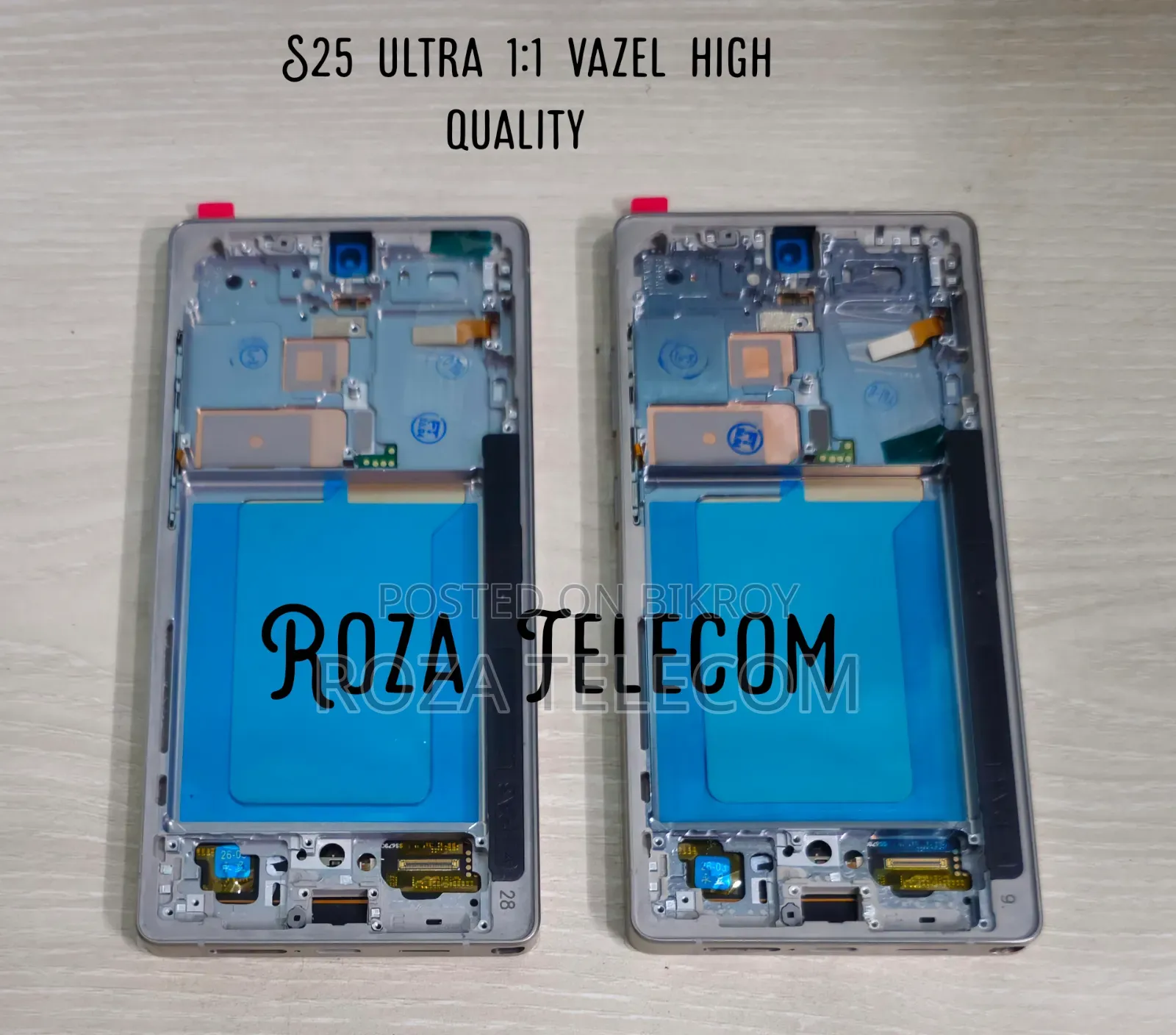 Samsung S25 Ultra 1:1 Bezel High Quality Soft OLED Display