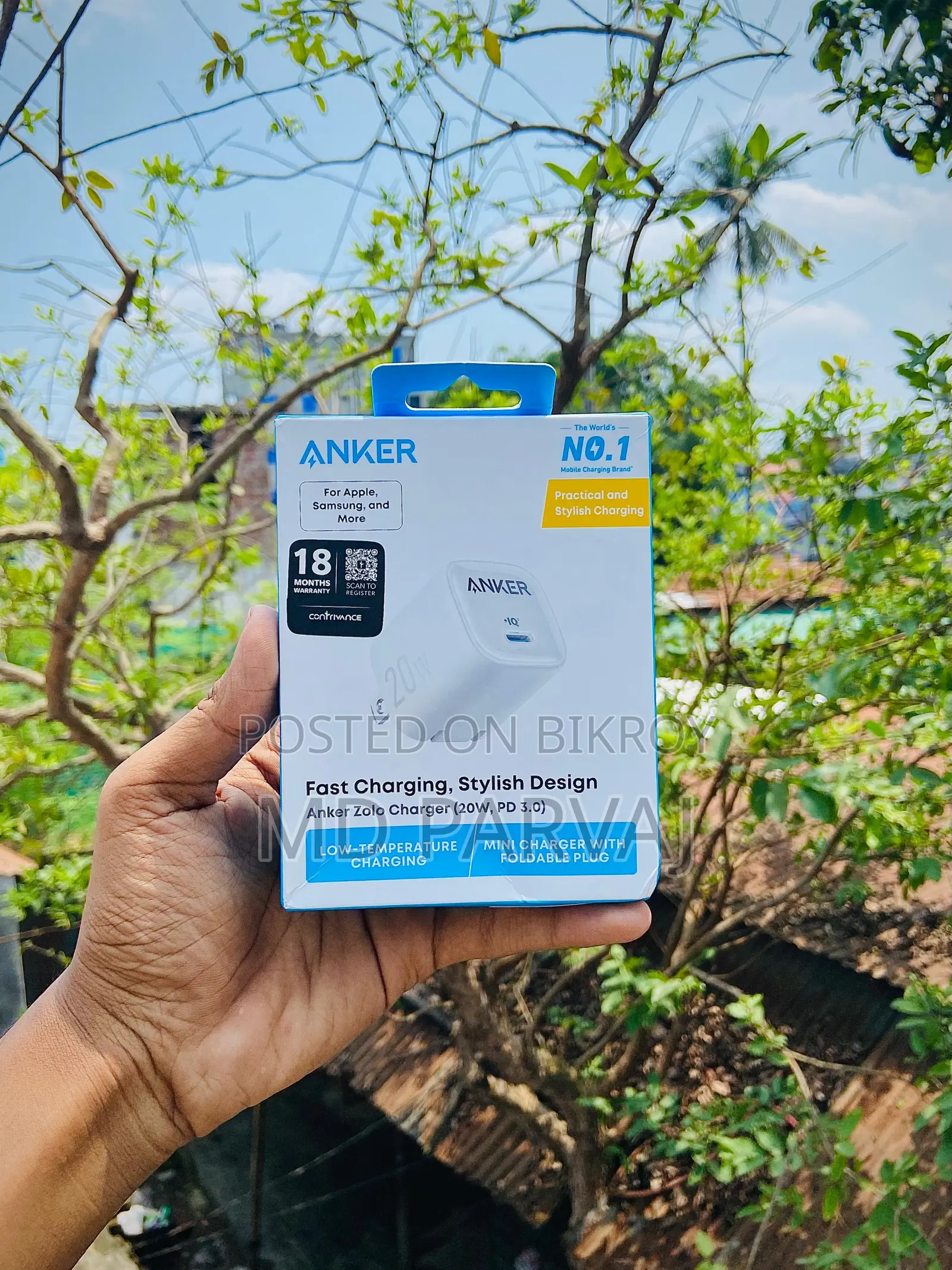 অ্যাঙ্কার জোলো চার্জার (২০ ওয়াট, পিডি ৩.০)