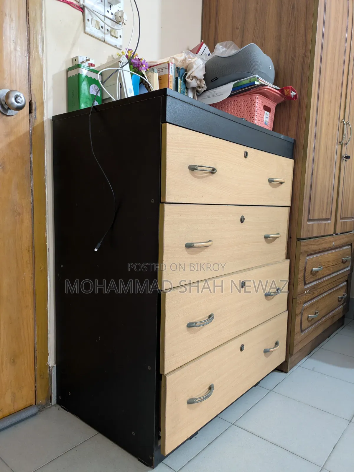 Otobi Wooden 4-Drawer