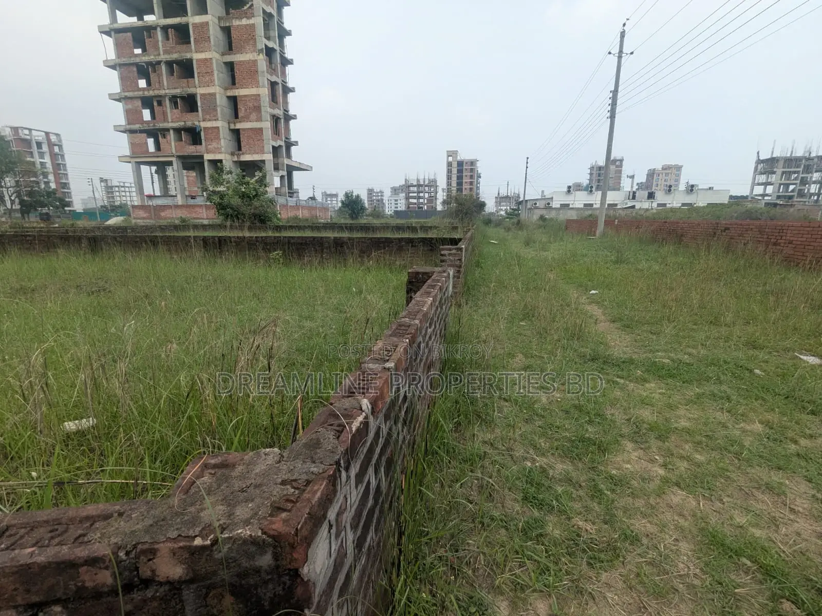 4 Katha Lakeside Plot for Sale in N Block Bashundhara R/A