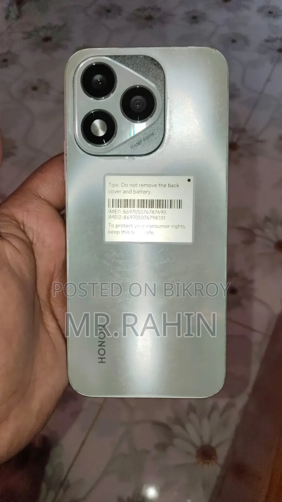 Honor 400 Lite 256 GB Gray