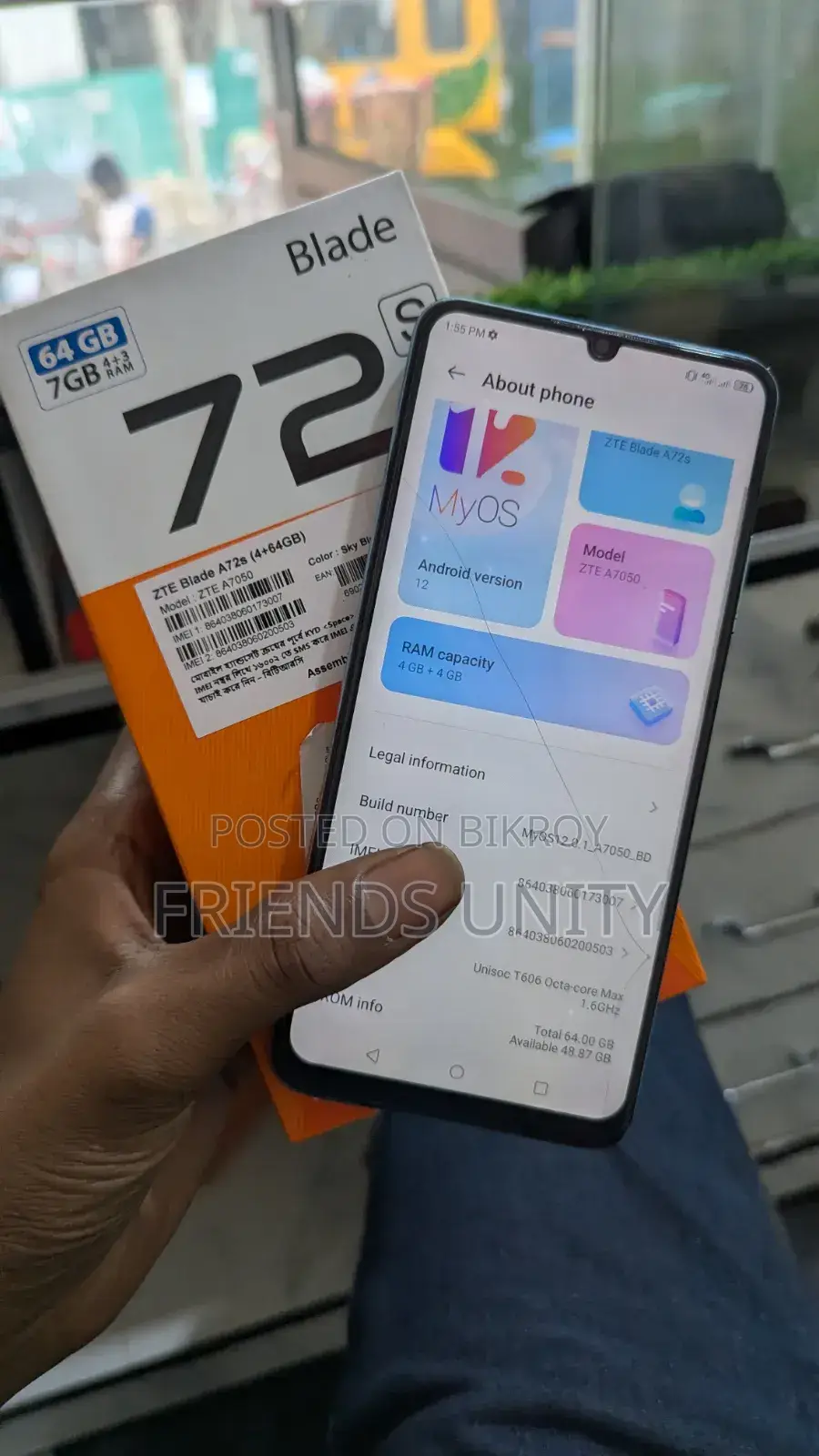 ZTE Blade A72s 128 GB