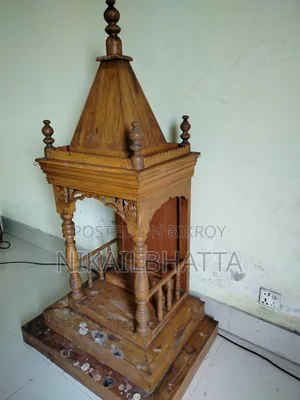 Wooden Throne for Deities for Urgent Sale
