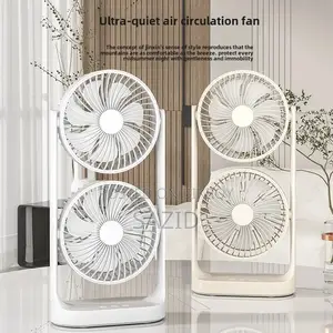 Double-head Desktop Fan 6 Manth Warranty