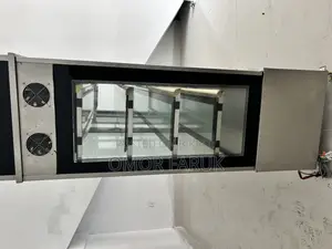 One large showcase for keeping dishes