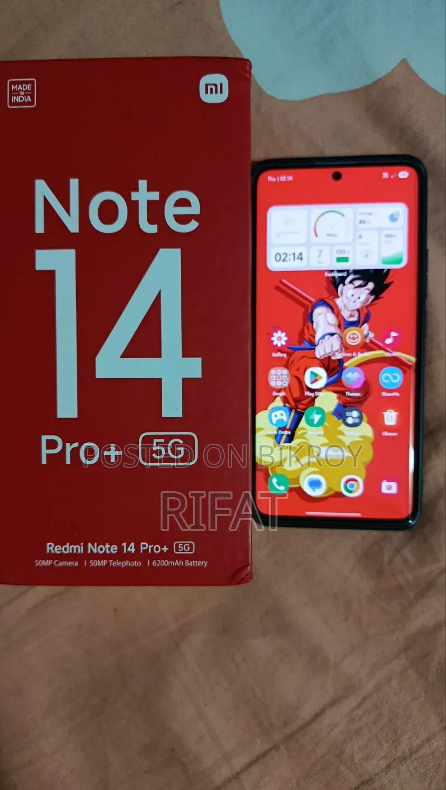 New Xiaomi Redmi Note 14 Pro+ 5G 256 GB Green