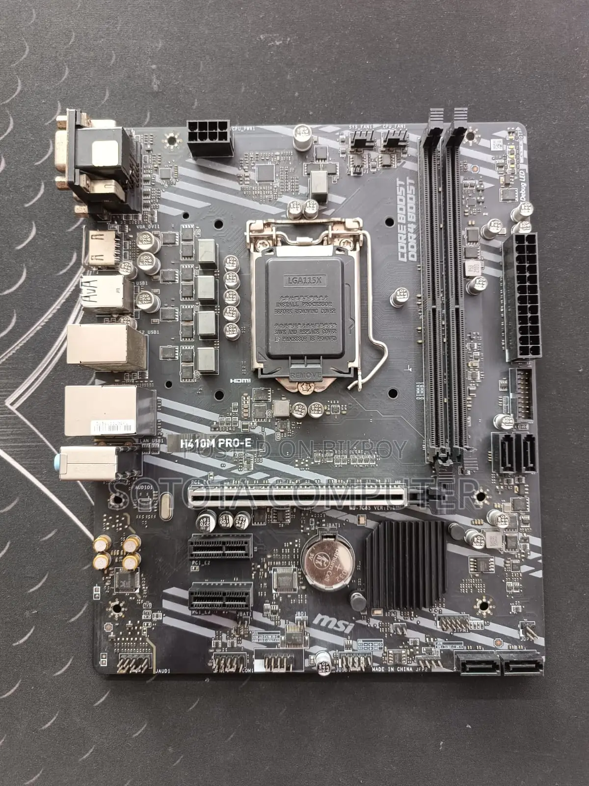 Msi H410m Pro-E Intel 10th Gen Micro-Atx Motherboard
