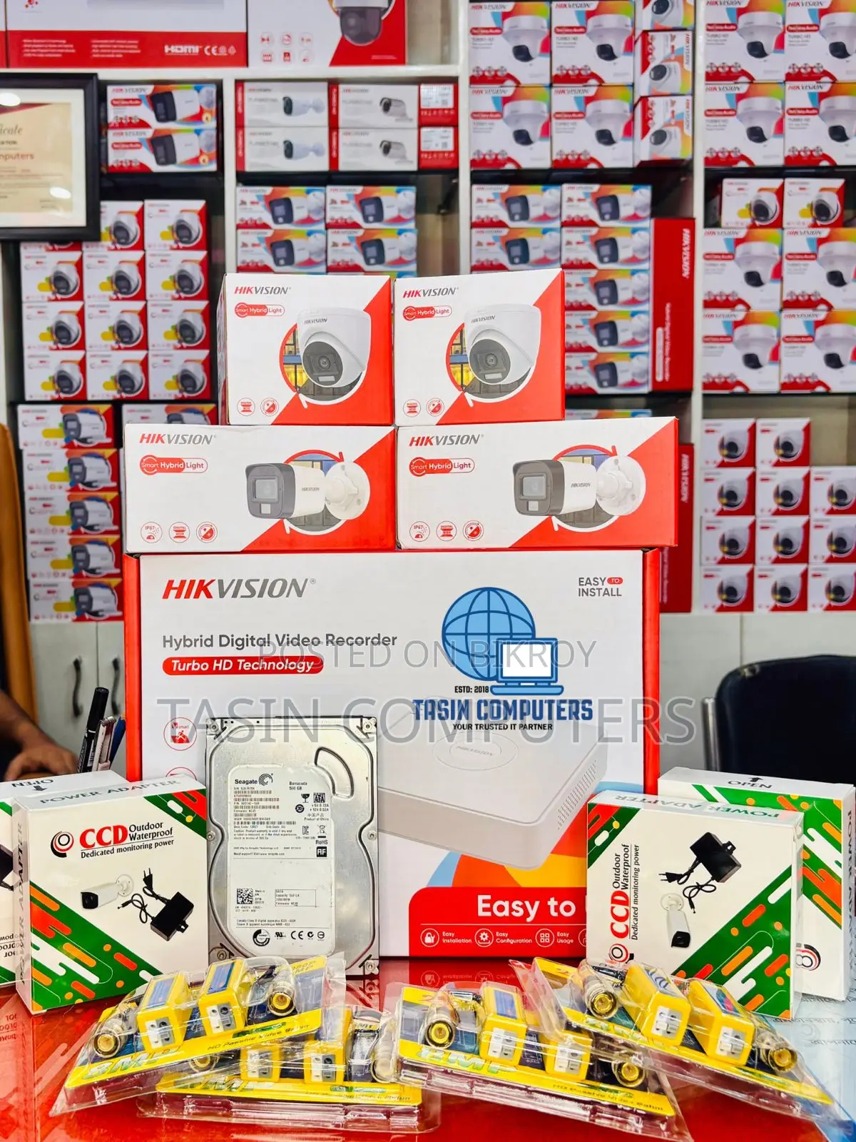 Hikvision Colorvu 4 Camera Package
