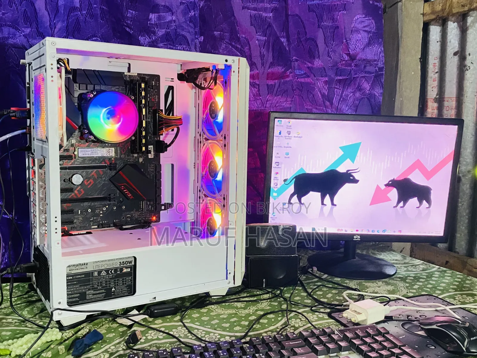 Desktop Computer Asus 8GB Intel Core i3 HDD+SSD 256GB