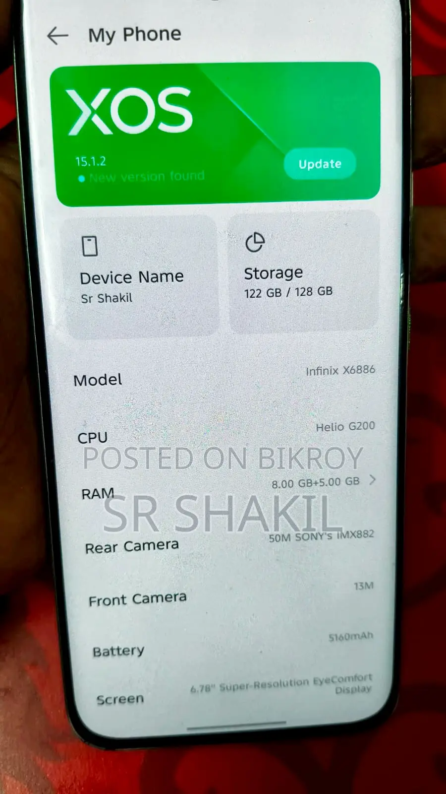 Infinix Hot 60 Pro 128 GB Silver