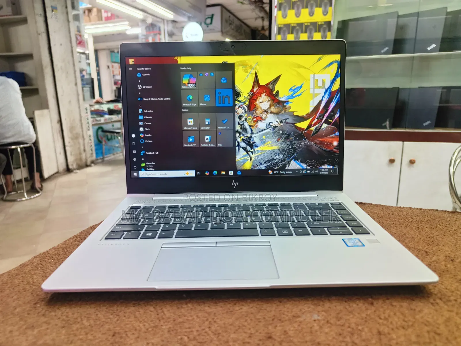 ল্যাপটপ HP EliteBook 840 G6 8GB Intel Core I5 SSD 256GB
