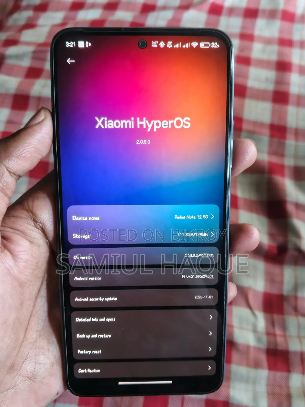 Xiaomi Redmi Note 12 128 GB Red