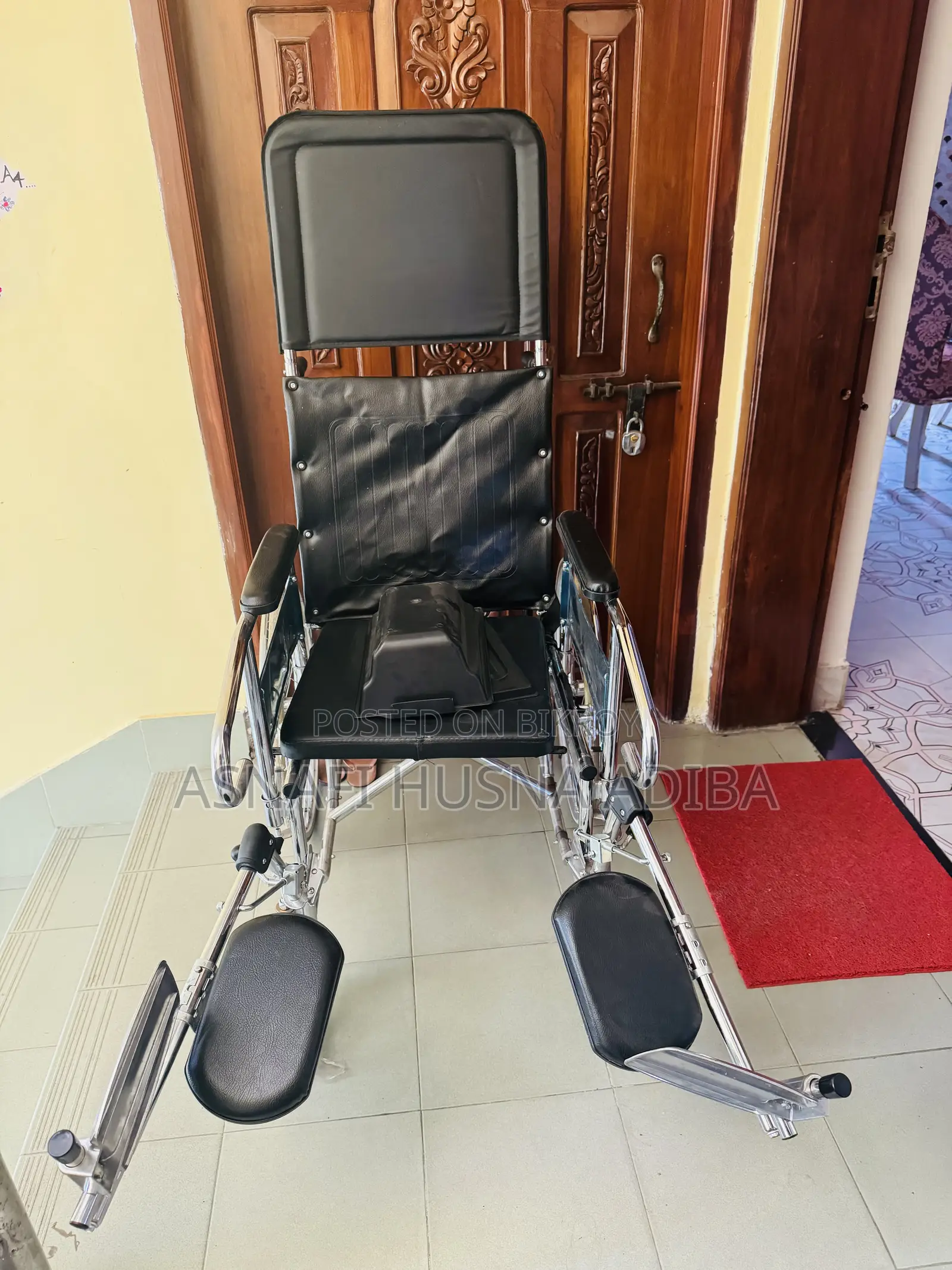 Sleeping Wheel Chair With Commode – Almost New