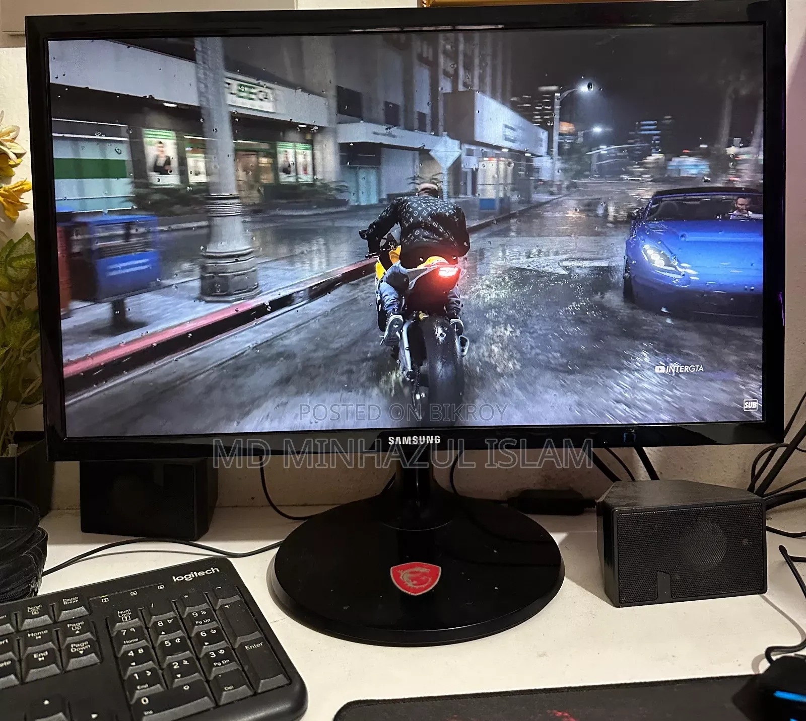 22-inch Samsung Monitor. Full HD Monitor