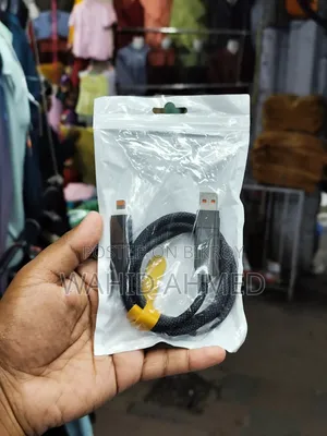 100 Watt Durable 4in1 Braided USB PD Lightning Cable With Watt Meter