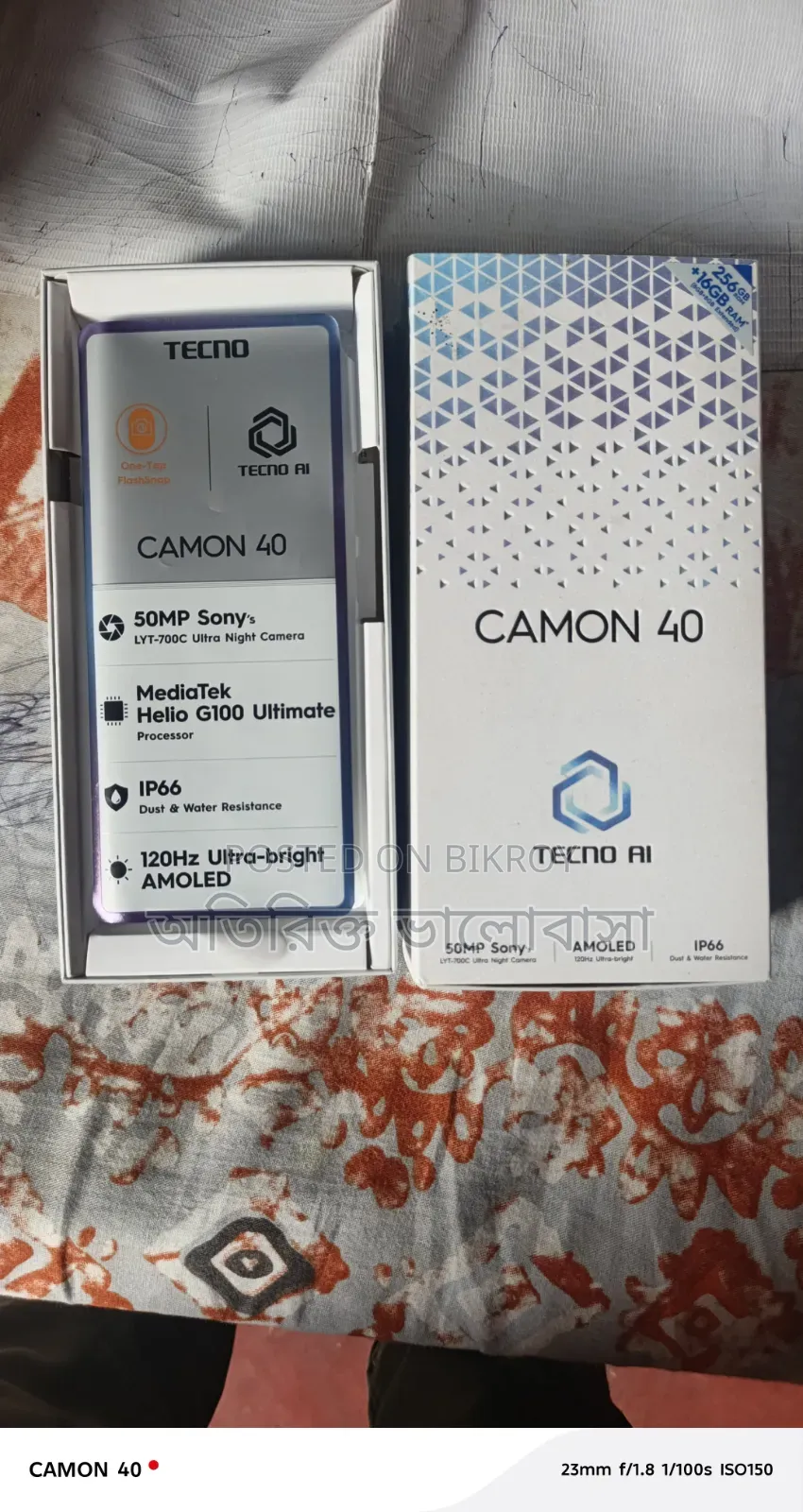 Tecno Camon 40 256 GB White