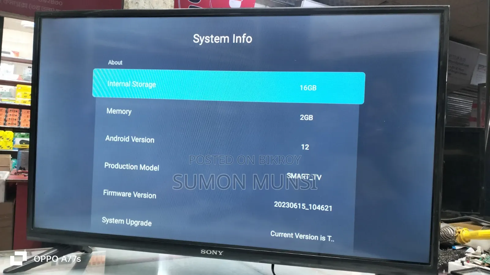 Souy 32" Led Tv
