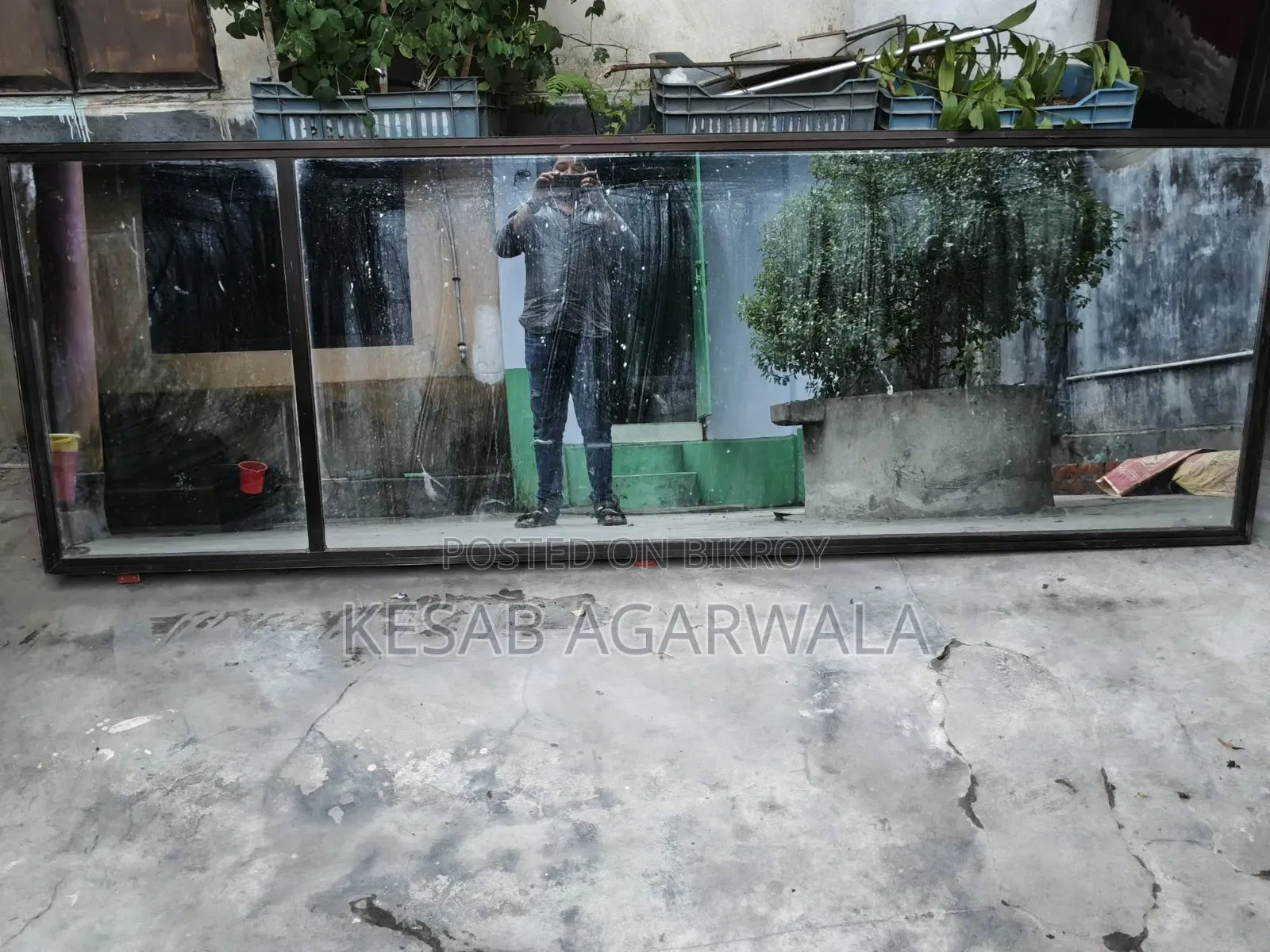 3x9 ft Large 2pc Looking Glass & Mannequin for Sale
