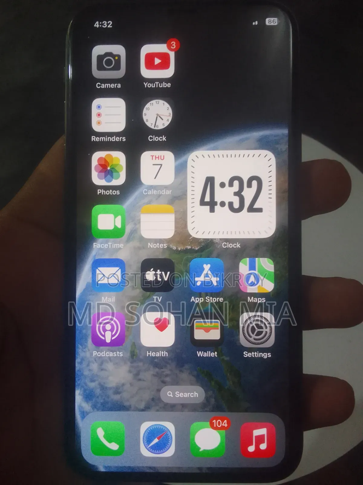 Apple iPhone X 64 GB Black