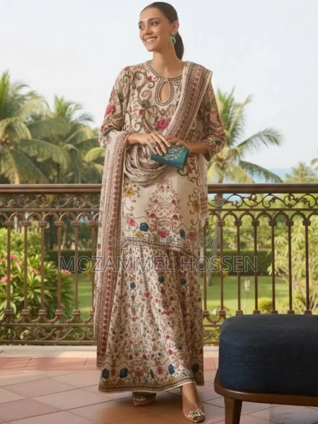 Eid Special Digital Print Three Piece