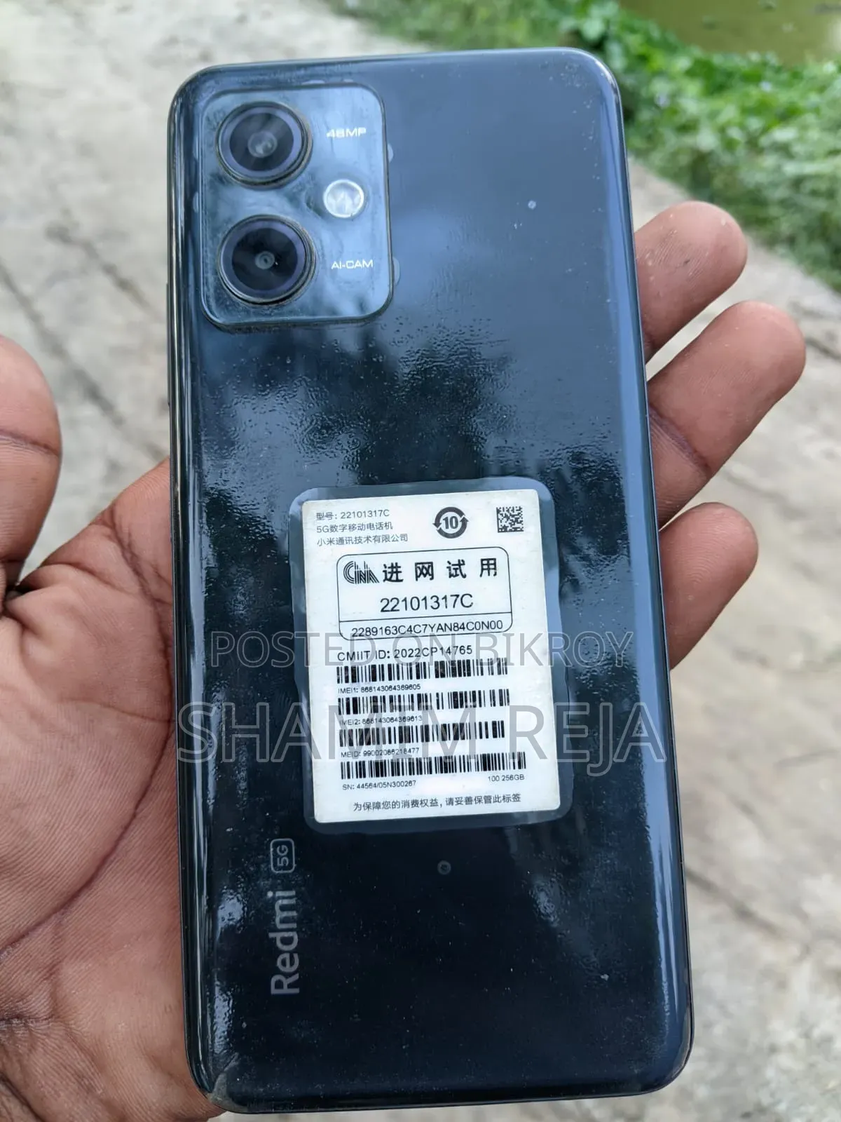 Xiaomi Redmi Note 12 256 GB Black