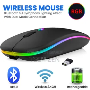 HP W10 Wireless RGB Bluetooth Mouse