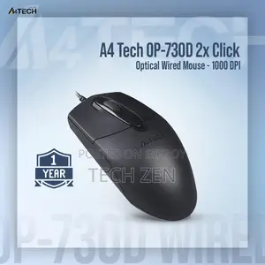 A4tech Op-730d 2x Click Optical Wired Mouse
