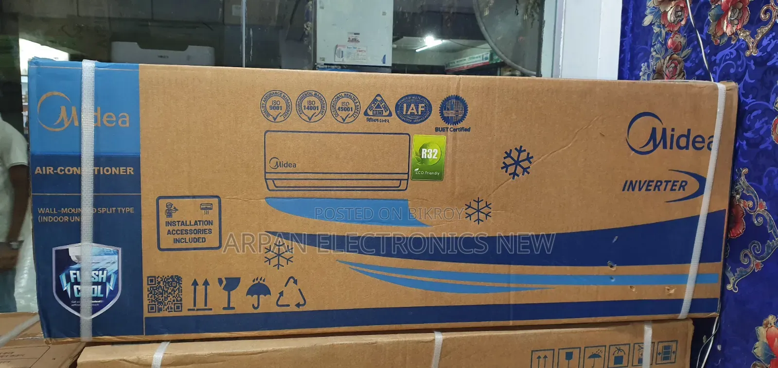 Inverter Ac 1.5 Ton Midea R32 Eco Friendly
