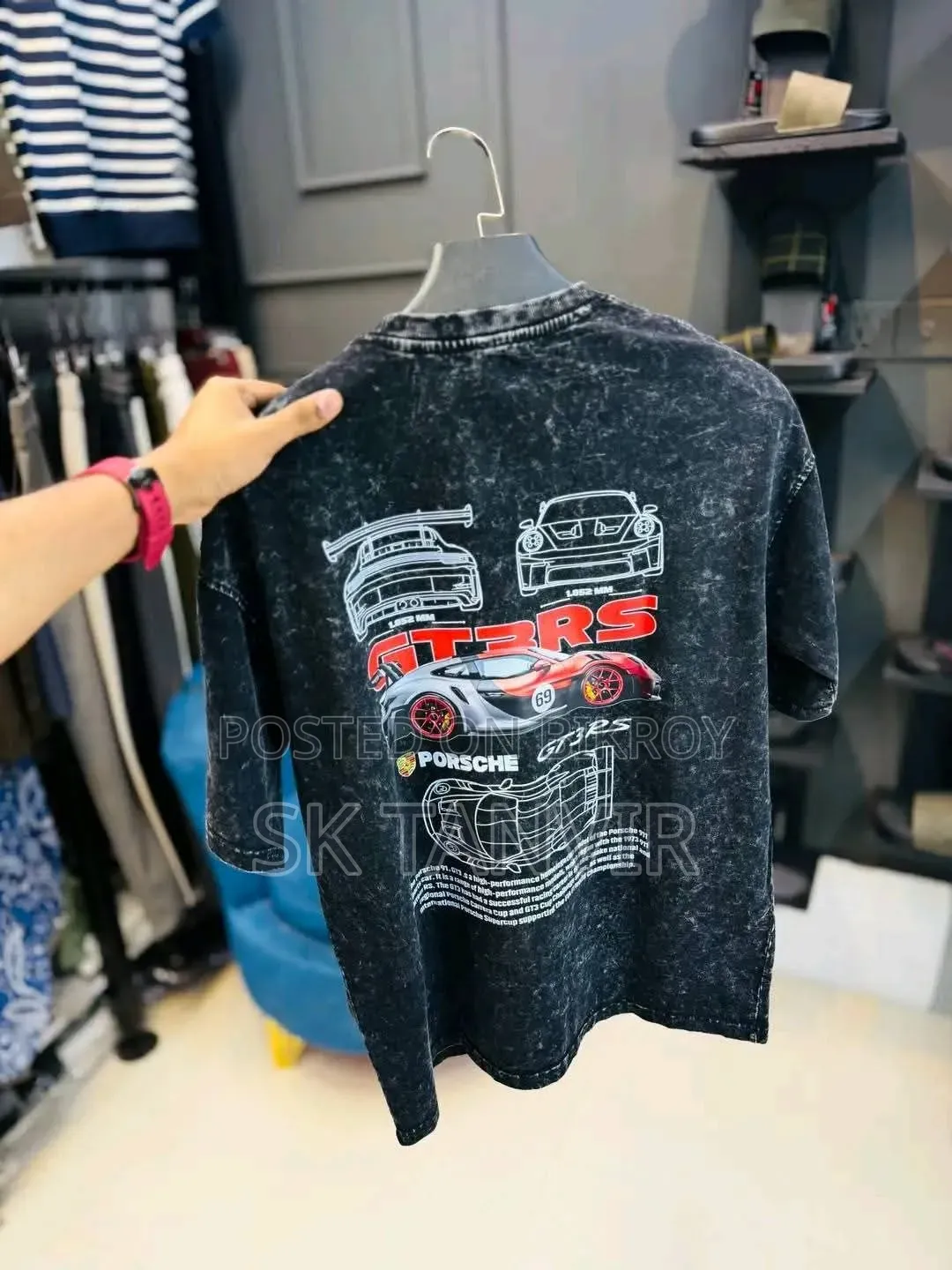 Stylish Drop Shoulder T-shirt for Summer