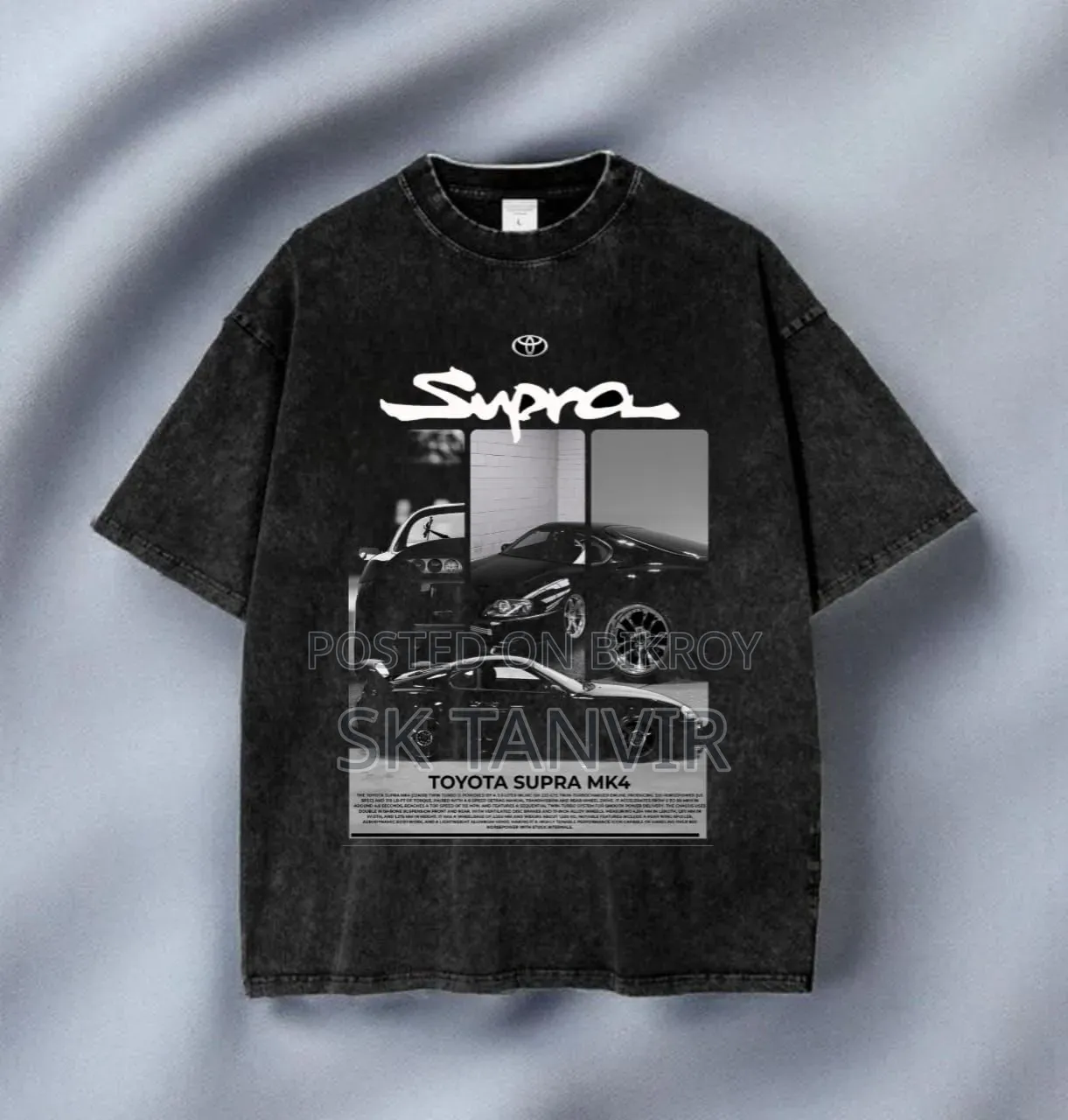 Stylish Drop Shoulder T-shirt for Summer