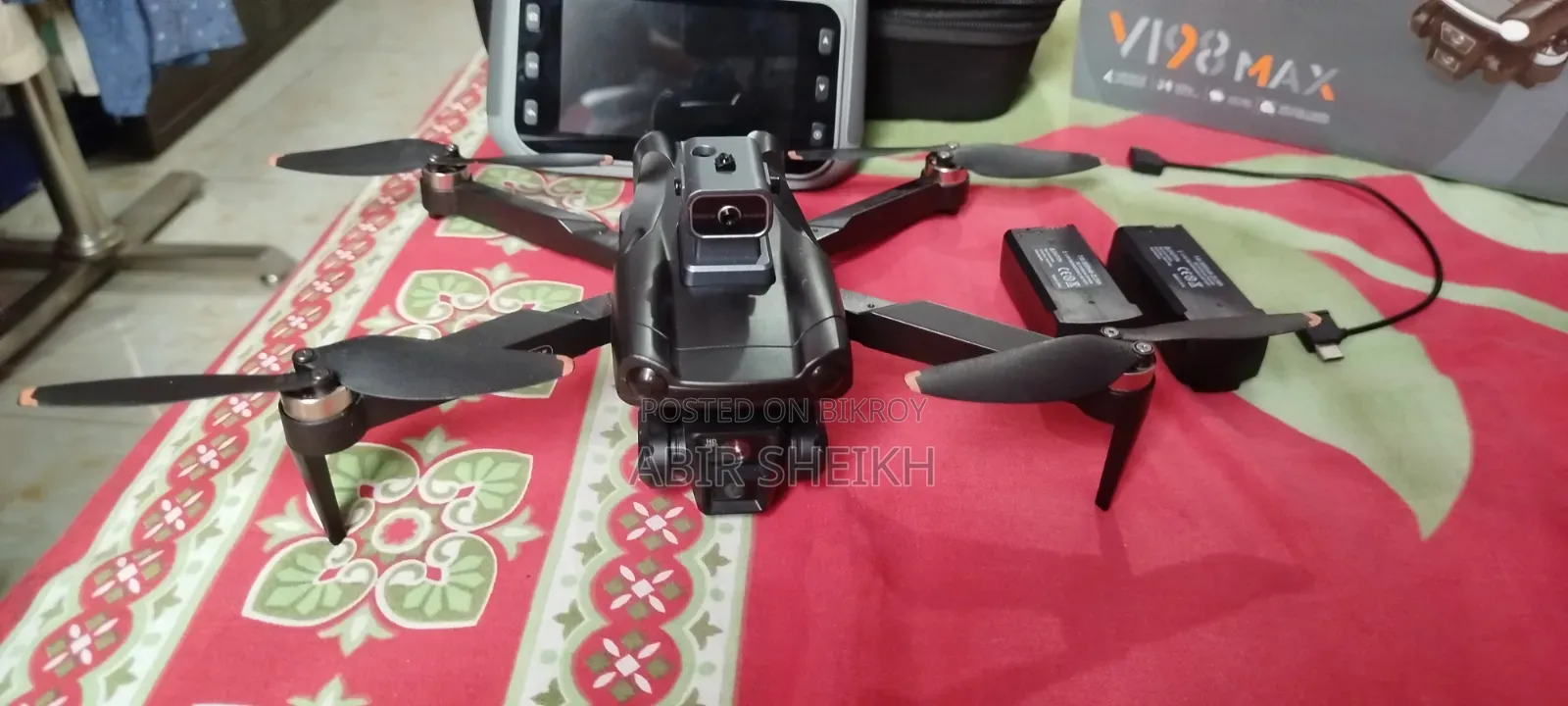 Assalamu Alaikum, this drone is for sale. 10,000 Taka Fixed.