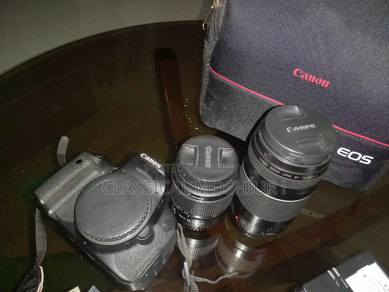 Canon Eos 700d 18-55mm Kit Lens 75 300mm Lens