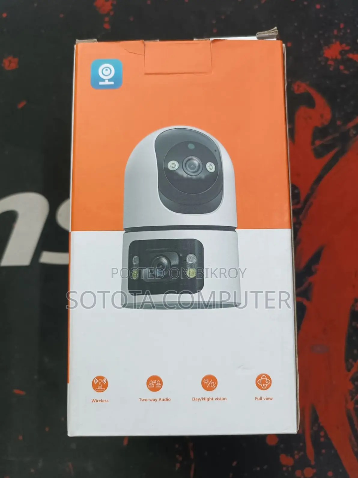 V380 3mp Dual Lens 4g Doll Wi-Fi Camera