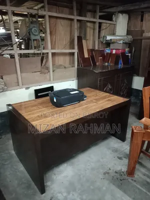 Wooden Secretary Desk 3'x5' with a Free Scanner