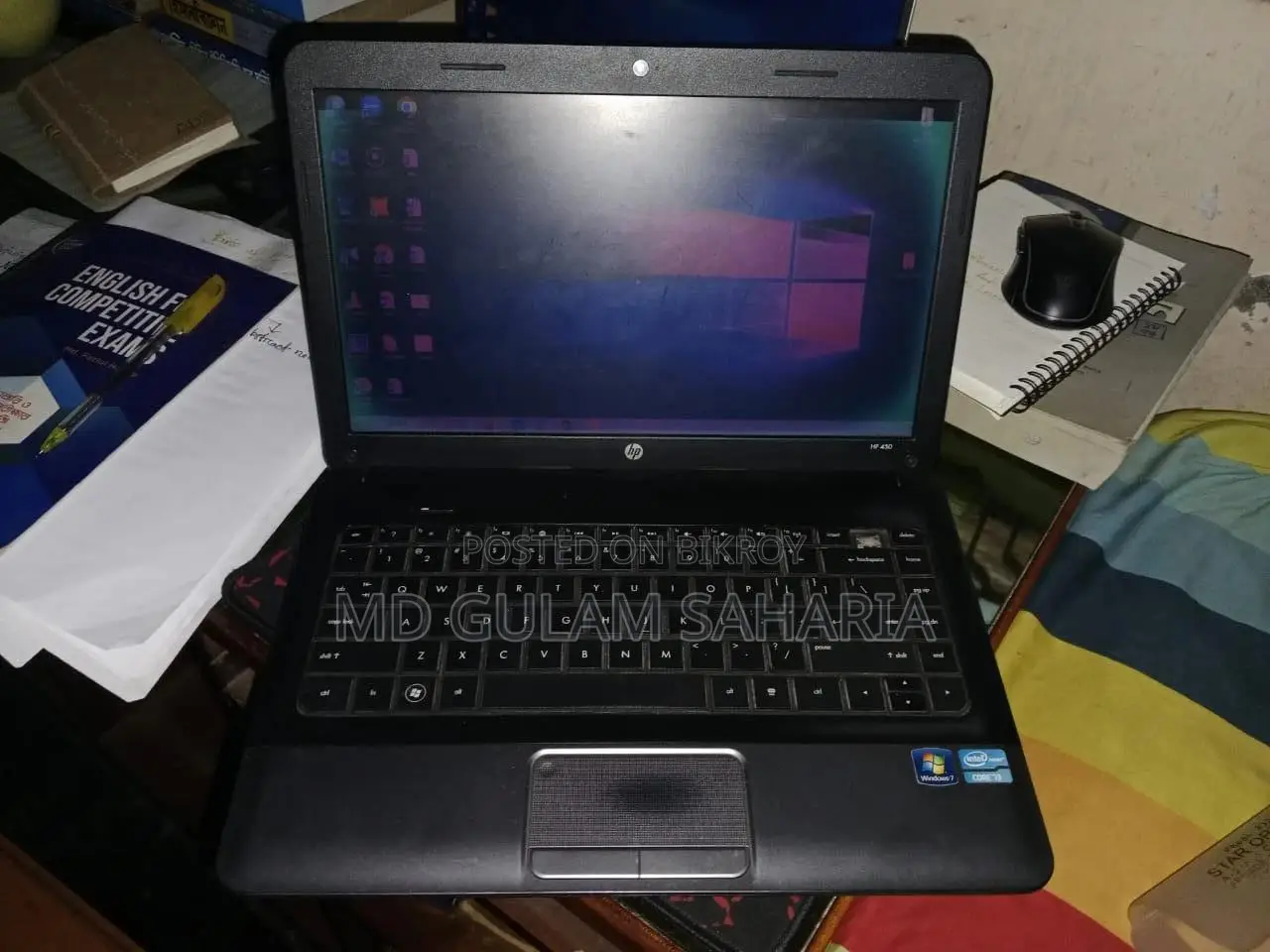 ল্যাপটপ HP Probook 450 4GB Intel Core I3 HDD 320GB