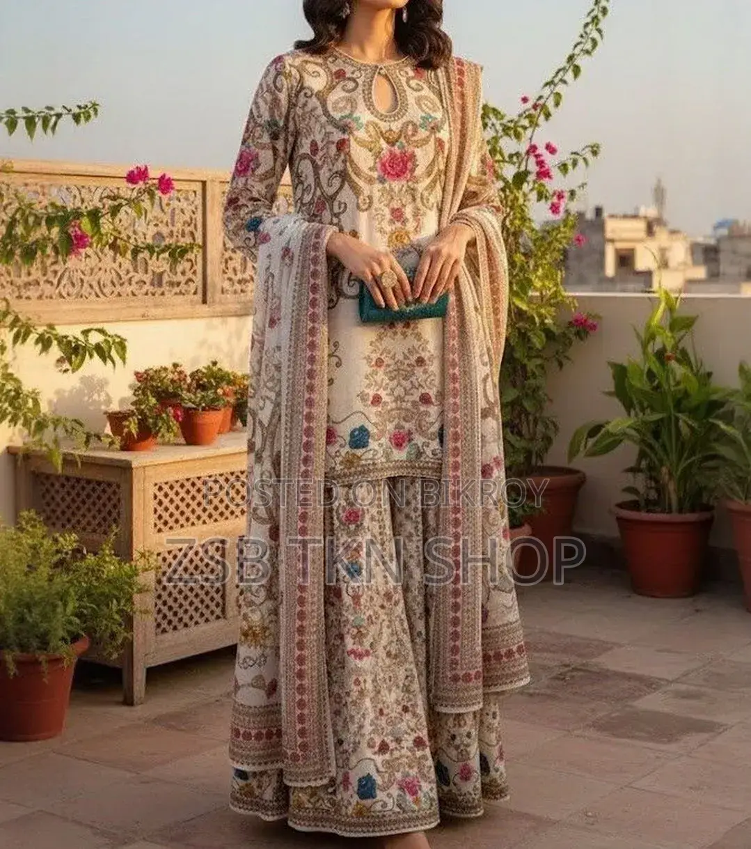 Eid Special Digital Print Three Piece