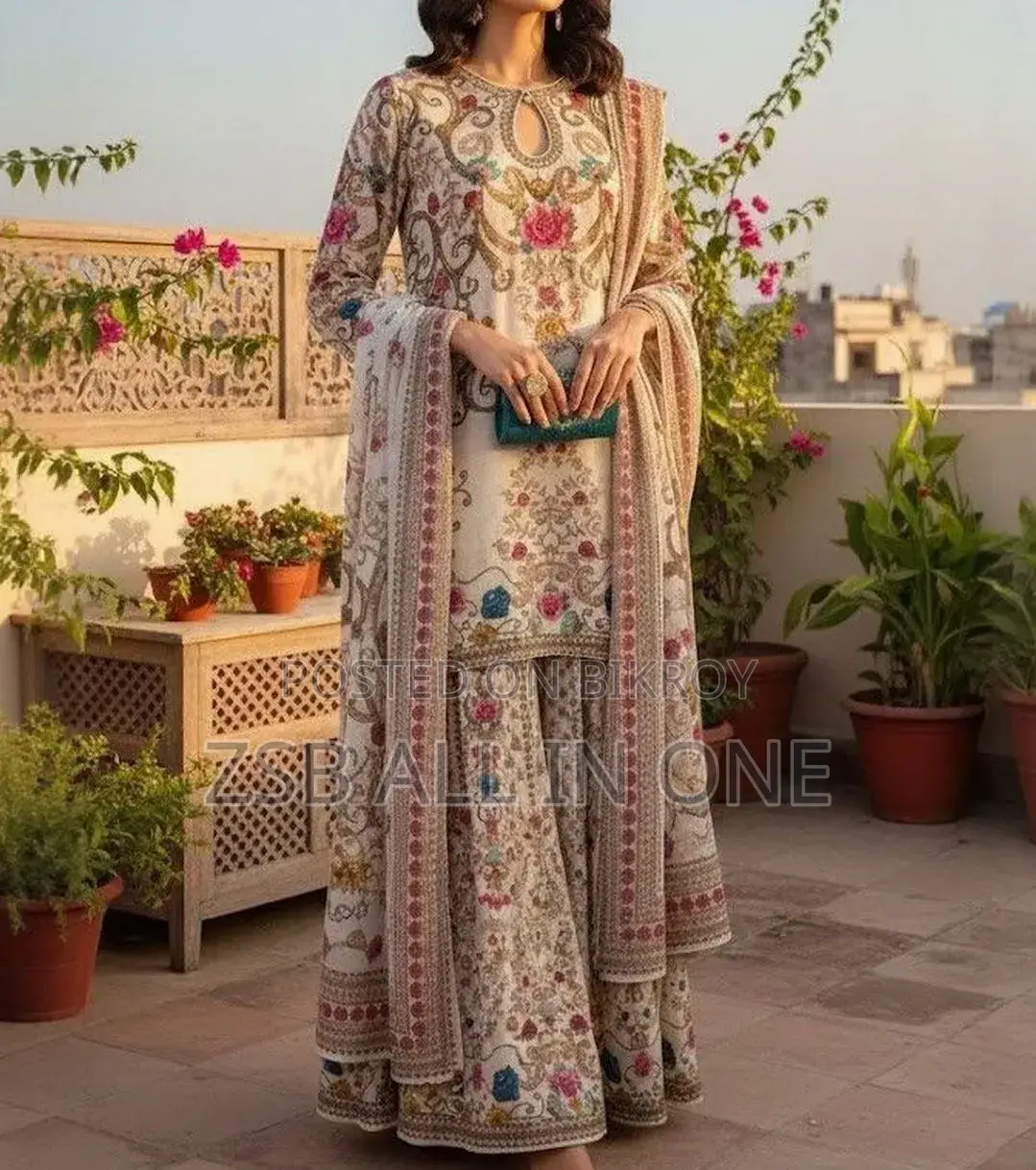 Eid Special Digital Print Three Piece
