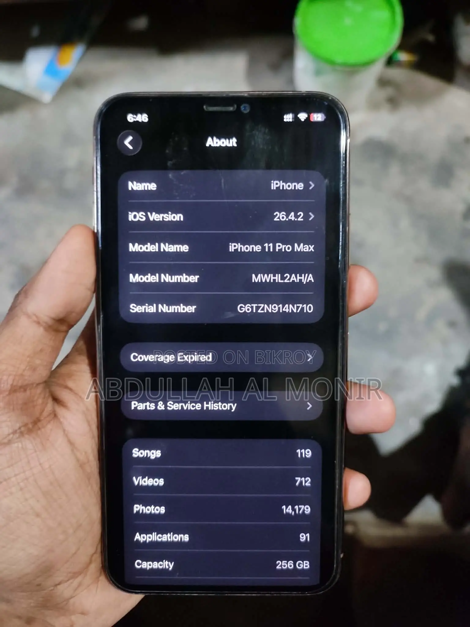 Apple iPhone 11 Pro Max 256 GB Gold