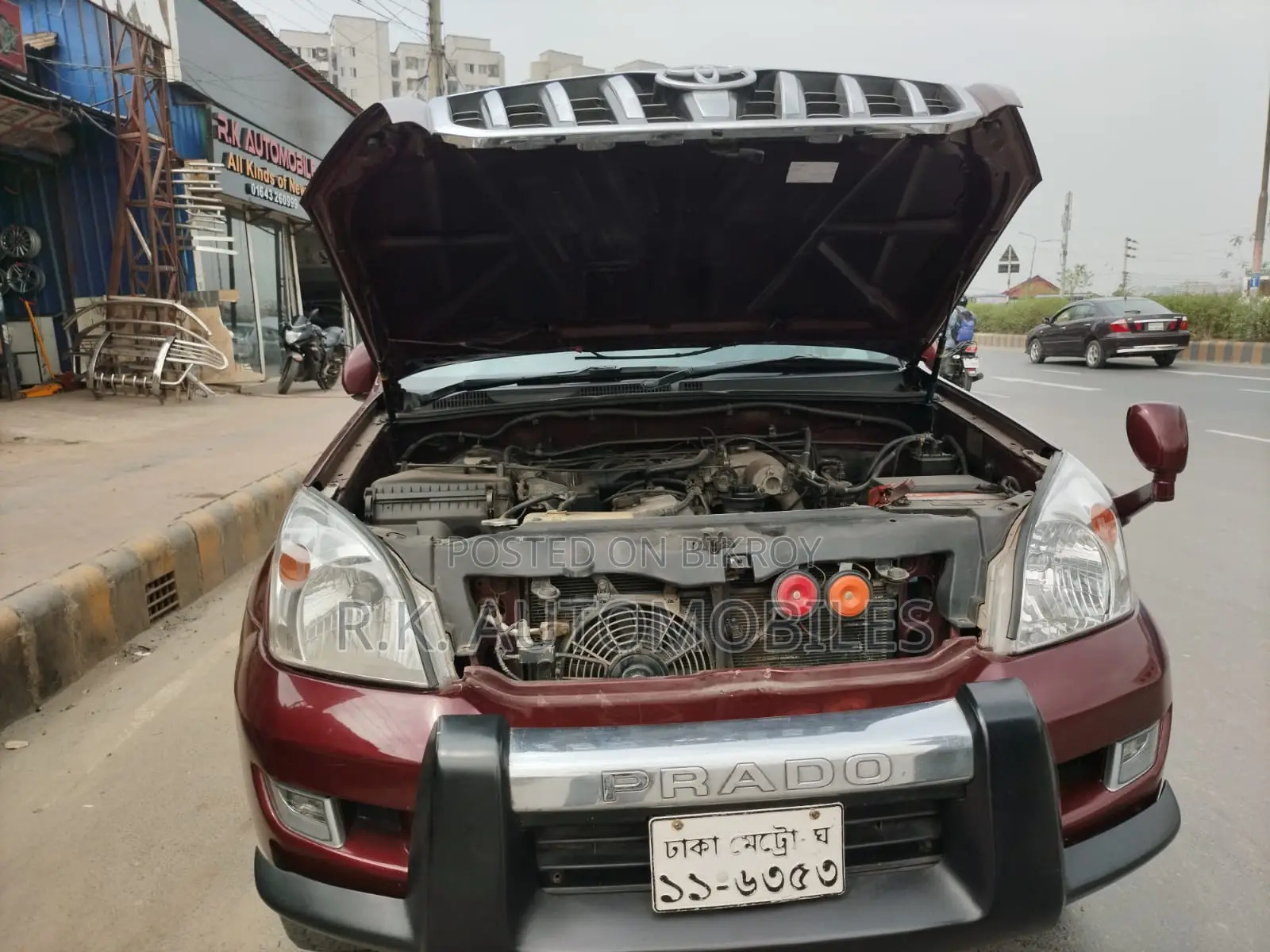 Toyota Land Cruiser Prado 2003 Maroon