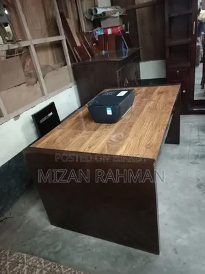 Wooden Secretary Desk 3'x5' with a Free Scanner