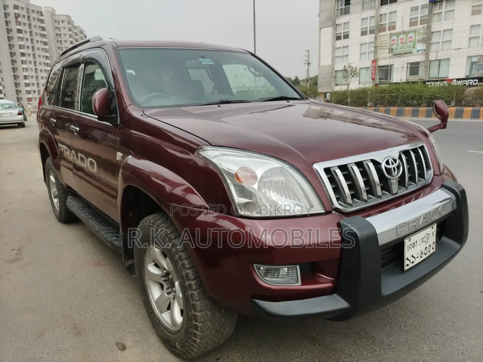Toyota Land Cruiser Prado 2003 Maroon