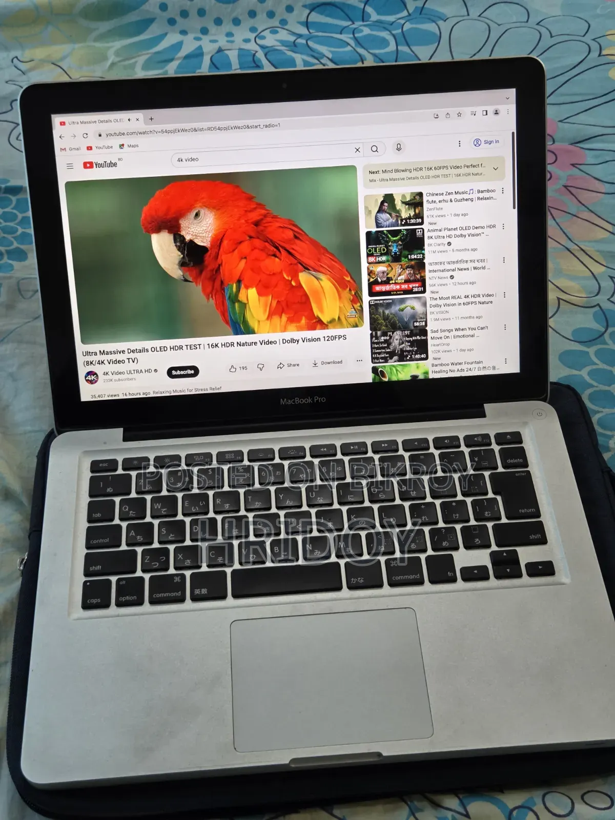 Laptop Apple MacBook Pro 2011 4GB Intel Core I5 HDD 128GB