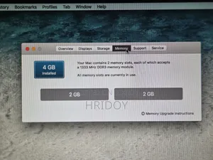 Laptop Apple MacBook Pro 2011 4GB Intel Core I5 HDD 128GB