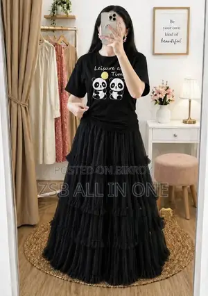 Premium Quality T-shirt and Skirt Set