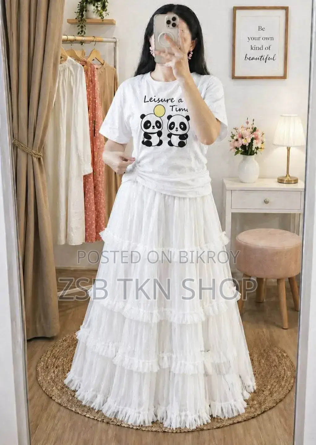 Premium Quality T-shirt and Skirt Set
