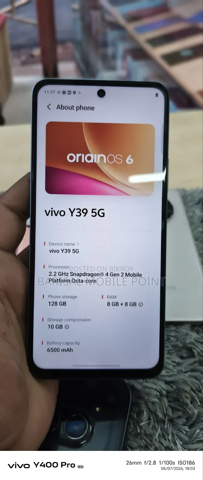 Vivo Y39 128 GB White