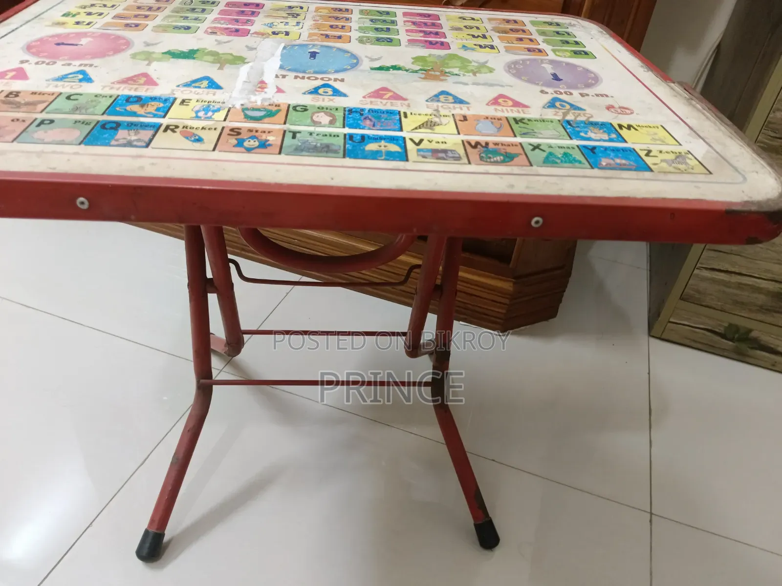 Baby Reading Table With Alphabet Multi-Use Table