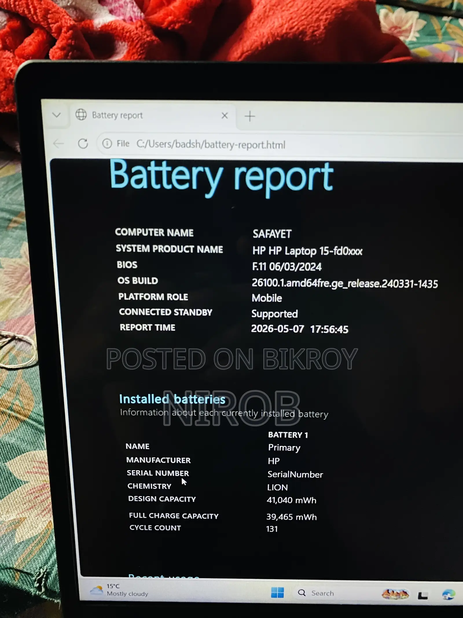 Laptop HP 16GB Intel Core I7 SSHD (Hybrid) 500GB