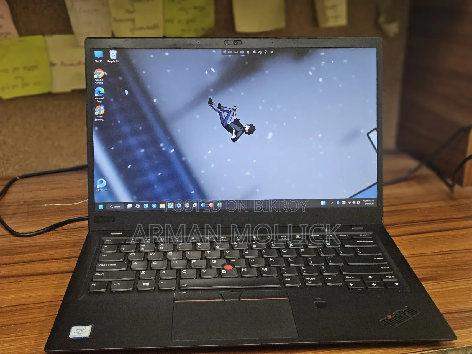 Laptop Lenovo ThinkPad X1 Carbon 8GB Intel Core i5 SSD 256GB