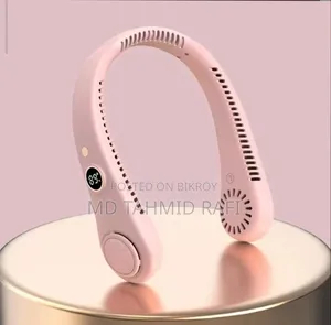 Portable Bladeless Neck Fan With Display
